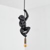 Evelis hanging light, pendant light gold, black, 1-light source