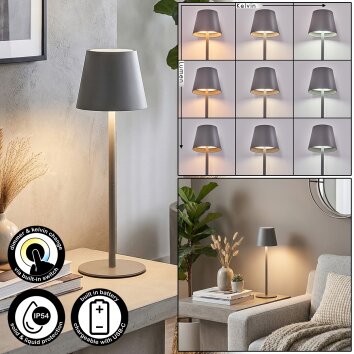 Salgadinho Outdoor table lamp, table lamp LED grey, 1-light source