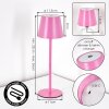 Salgadinho Outdoor table lamp, table lamp LED pink, 1-light source