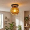 Ripoll ceiling light, globe light gold, 1-light source