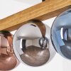Gastor hanging light, globe light, pendant light Ecru, black, 4-light sources