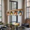 Gastor hanging light, globe light, pendant light Ecru, black, 4-light sources
