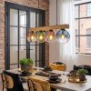 Gastor hanging light, globe light, pendant light Ecru, black, 4-light sources