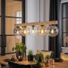 Gastor hanging light, globe light, pendant light Ecru, black, 5-light sources