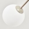 Gastor ceiling light, globe light 80 cm sand-coloured, 6-light sources