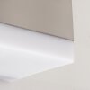 Remil outdoor wall light, Up & Down Light, wall light LED brushed steel, 2-light sources, Motion sensor