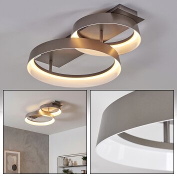 Jelok ceiling light LED brown, 1-light source