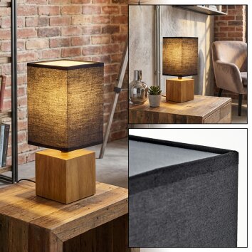 Talco table lamp LED Ecru, black, 1-light source