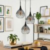 Rafel hanging light, pendant light, Cluster pendant lamp black, 3-light sources