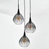 Rafel hanging light, pendant light, Cluster pendant lamp black, 3-light sources