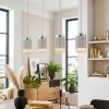 Fenik hanging light, pendant light white, 4-light sources