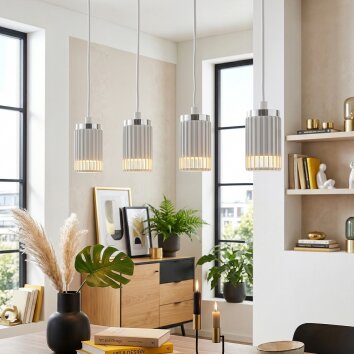 Fenik hanging light, pendant light white, 4-light sources