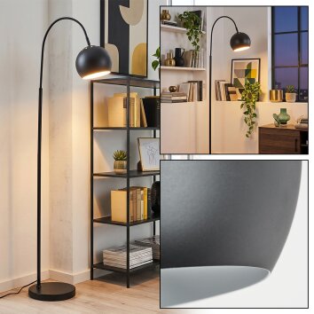 Flisa floor lamp black, 1-light source