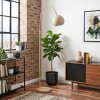 Flisa floor lamp sand-coloured, 1-light source