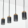 Fenik hanging light, pendant light black, 4-light sources