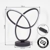 Jolor table lamp LED black, 1-light source