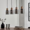 Mador hanging light, pendant light black, 4-light sources
