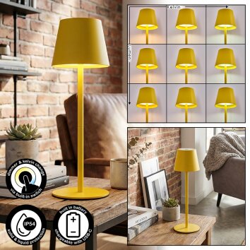 Salgadinho Outdoor table lamp, table lamp LED yellow, 1-light source