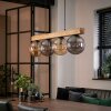 Gastor hanging light, globe light, pendant light Ecru, black, 4-light sources