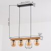 Gastor hanging light, globe light, pendant light Ecru, black, 4-light sources