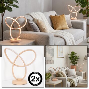 Jolor table lamp LED sand-coloured, 1-light source