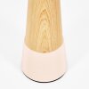Mushroom Shaped  Forgek table lamp Champagne, Wood like finish, 1-light source