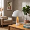 Mushroom Lamp  Forgek table lamp Wood like finish, sand-coloured, 1-light source