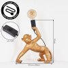 Kemor table lamp gold, black, 1-light source