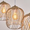Narla hanging light, pendant light sand-coloured, 3-light sources