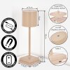 Kaval table lamp LED sand-coloured, 1-light source