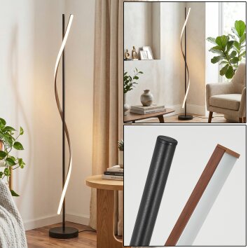 Solir floor lamp LED black, 1-light source