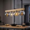 Koyoto hanging light, globe light, pendant light Ecru, black, 4-light sources