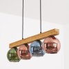 Koyoto hanging light, globe light, pendant light Ecru, black, 4-light sources