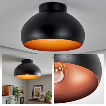 Guayo ceiling light black, 1-light source