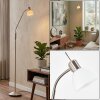 Sarel floor lamp LED matt nickel, 1-light source