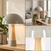 Forgek table lamp grey, Wood like finish, 1-light source