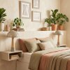Forgek table lamp grey, Wood like finish, 1-light source