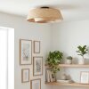 Orvex ceiling light black, 1-light source
