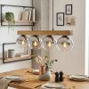 Koyoto hanging light, globe light, pendant light Ecru, black, 4-light sources