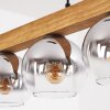Koyoto hanging light, globe light, pendant light Ecru, black, 4-light sources