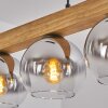Koyoto hanging light, globe light, pendant light Ecru, black, 4-light sources