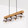 Koyoto hanging light, globe light, pendant light Ecru, black, 4-light sources