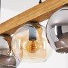 Koyoto hanging light, globe light, pendant light Ecru, black, 4-light sources