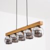 Koyoto hanging light, globe light, pendant light Ecru, black, 5-light sources