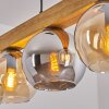 Koyoto hanging light, globe light, pendant light Ecru, black, 5-light sources