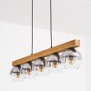 Koyoto hanging light, globe light, pendant light Ecru, black, 5-light sources