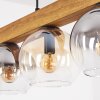 Koyoto hanging light, globe light, pendant light Ecru, black, 5-light sources