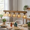 Koyoto hanging light, globe light, pendant light Ecru, black, 5-light sources