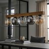 Koyoto hanging light, globe light, pendant light Ecru, black, 5-light sources