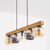 Koyoto hanging light, globe light, pendant light Ecru, black, 5-light sources